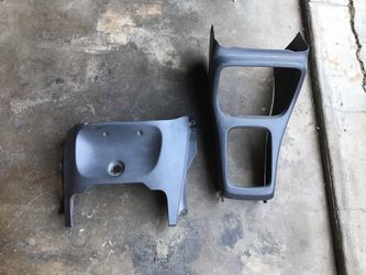 96-00 Honda Civic dark gray interior center console trim