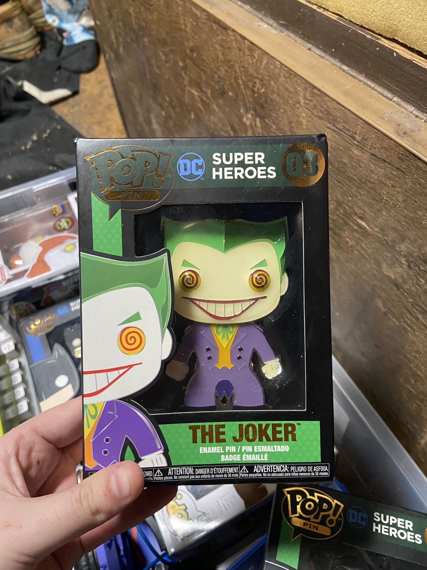 Funko Pop Pins Dc