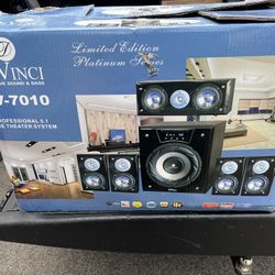 DIVINCI 6 Piece H.T.System DA 5.1 Pro Series Home Theater System 