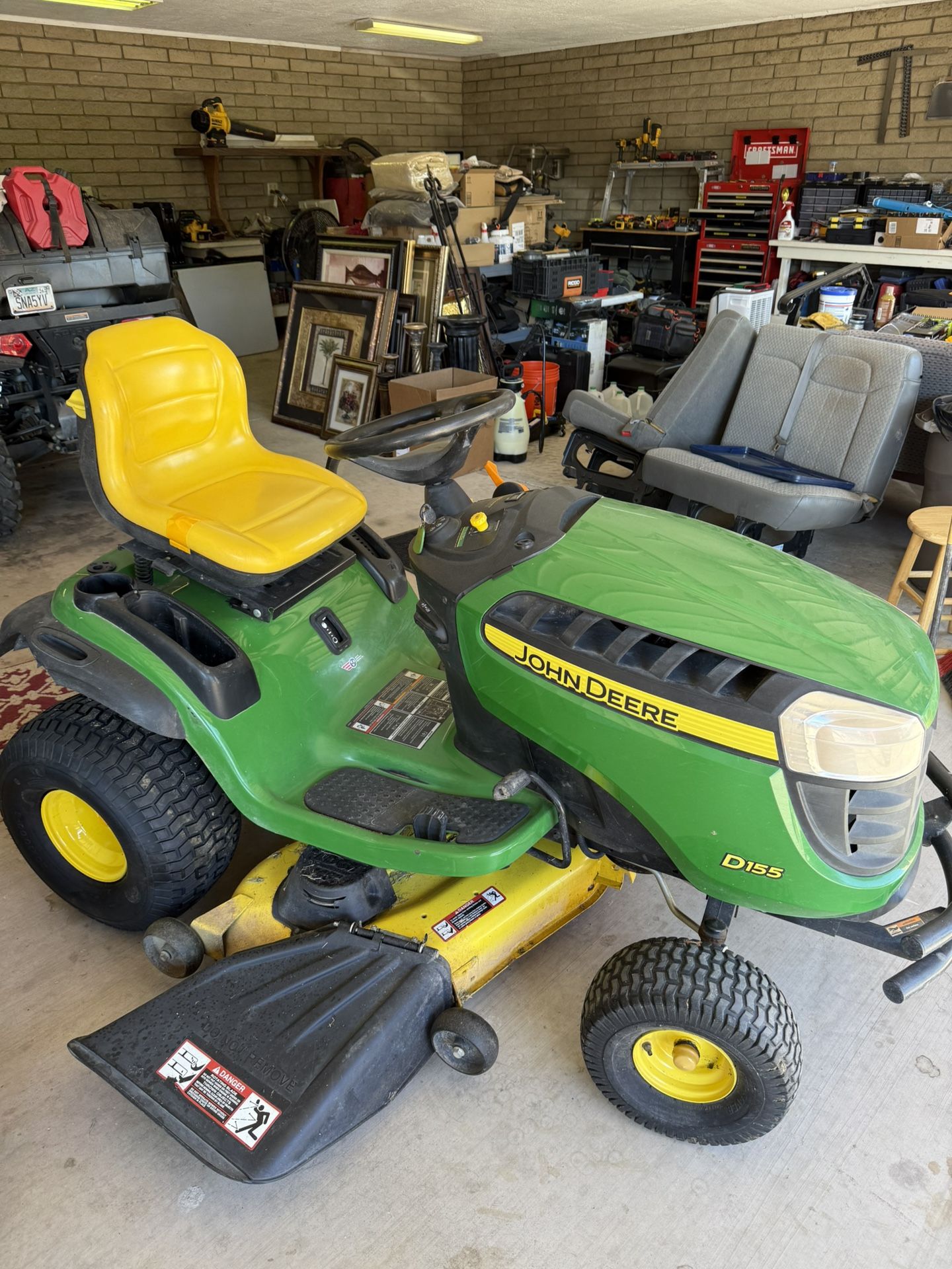 John Deere D155 Riding Mower