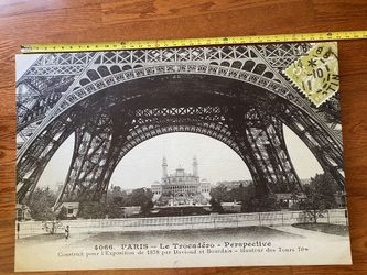 Paris Le Trocadero “Eiffel Tower” Canvas Print 3’ x 2’
