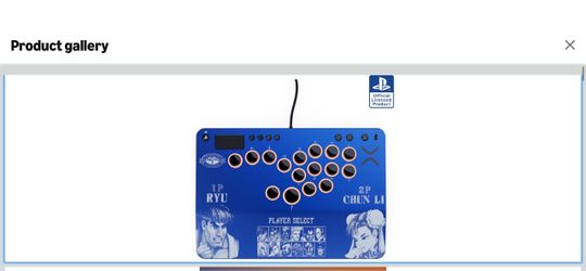 Turtle Beach Victrix Pro KO Leverless Fight Stick: Street Fighter II PS5 PlayStation, Windows PC, Tournament Arcade Controller, 16 Cherry Switches, Sl
