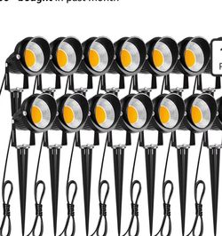 (13 pack) ZUCKEO 10W Low Voltage Landscape Lights LED Landscape Lighting