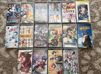 Psp games japanese imports 10 each
