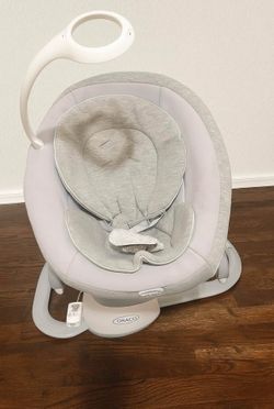 Graco Soothe My Way with Removable Rocker, Madden - Versatile Baby Swing & Portable Rocker