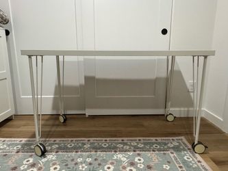 Large White Desk from IKEA