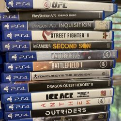 Playstation 4 PS4 Games $10-25 Each