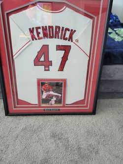 Autographed Framed Angels Jersey