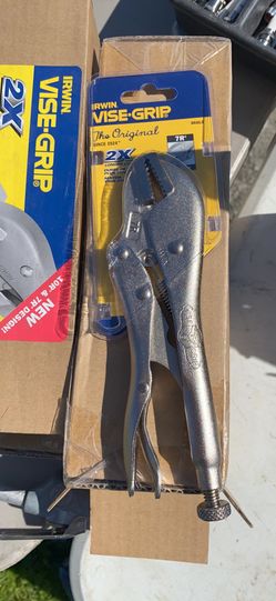IRWIN Tools VISE-GRIP Locking Pliers, Original, Straight Jaw, 7-inch (302L3)
