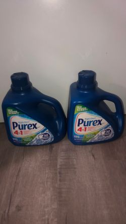 2 Purex laundry detergent 150 fl oz each
