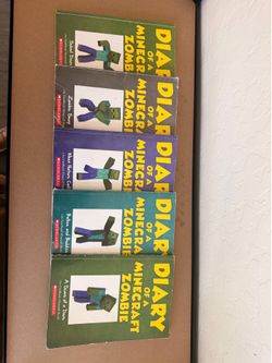 Diary of a Minecraft Zombie Book Lot (Books 1-5 Starter Set)