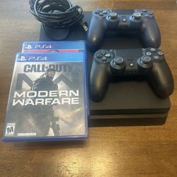 PS4 With 2 Controllers