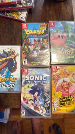 5 Nintendo Switch Games $100