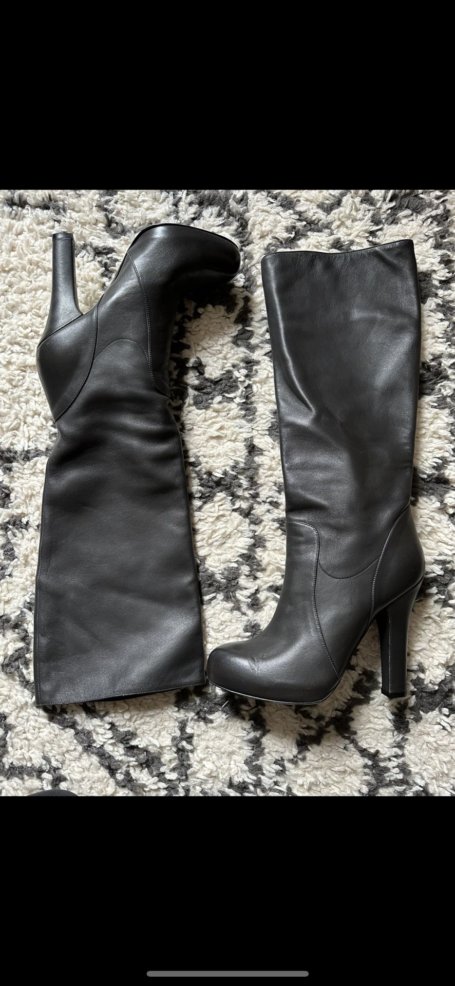 New Dolce And Gabbana Leather Boots 