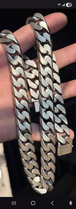CUBAN CHAIN HEAVY STATEMENT PIECE 13.5MM  22" OVER 190 GRAMS