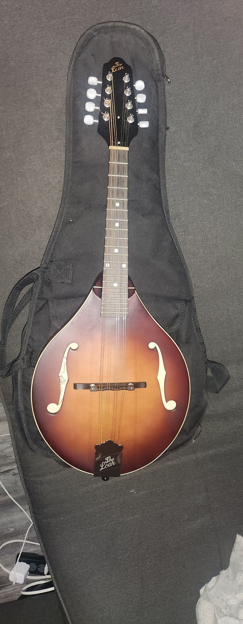 Loar Mandolin with Case, Strap, Misc String Sets, And Strap Locks Great Condition 