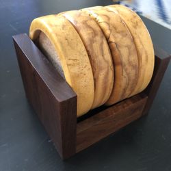 Handmade Maple Wooden Coasters
