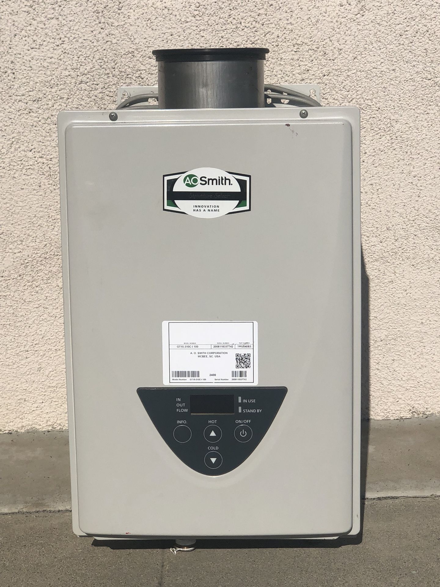 Tankless Water Heater - A O Smith for Sale in Carson, CA - OfferUp