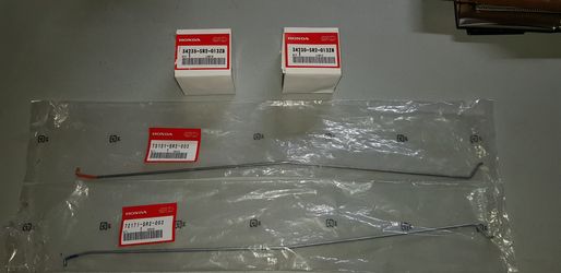 Honda del sol ultra rare black jdm map lights and door rods