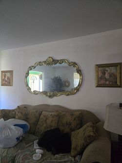 Wall Mirror and Pics
