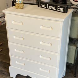 Antique Refinished Wood Dresser