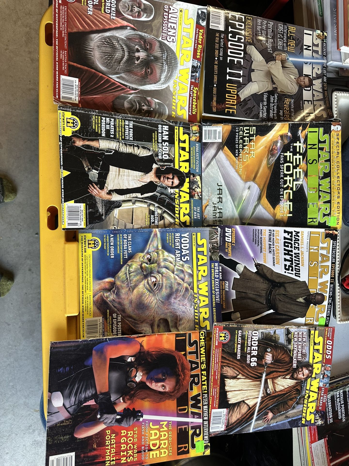 Star War Insider Magazine Lot