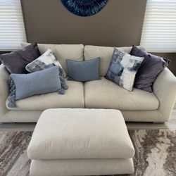 Brand New Couch With Ottoman. Priced To Sell