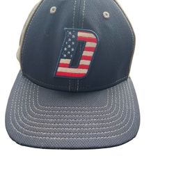 Letter D Flag Hat Baseball Cap Embroidered Snapback Adjustable Flat Bill Men  Show off your patriotic side with this Letter D Flag Hat Baseball Cap. I