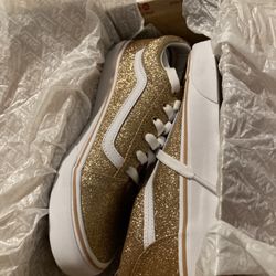 Gold Vans 