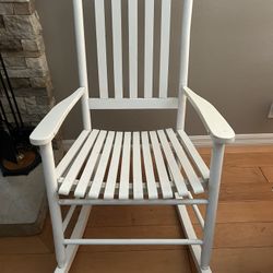 White Rocking Chair
