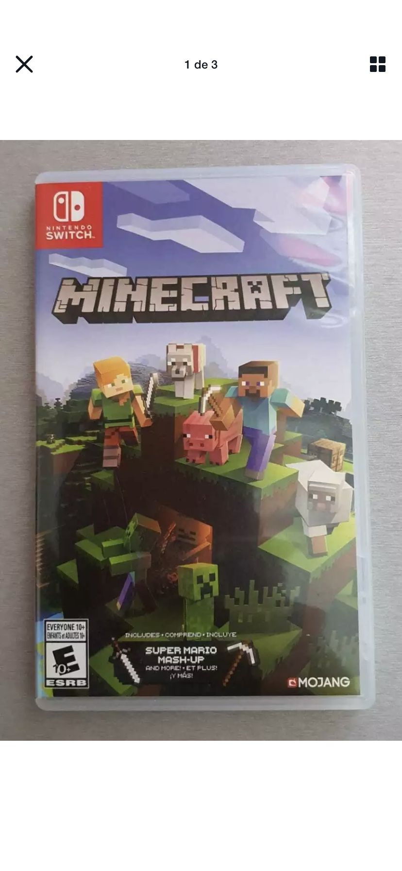 Minecraft Nintendo switch game
