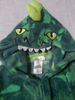 Kids Size 7/8 Fleece Zip-Up Pjs $3