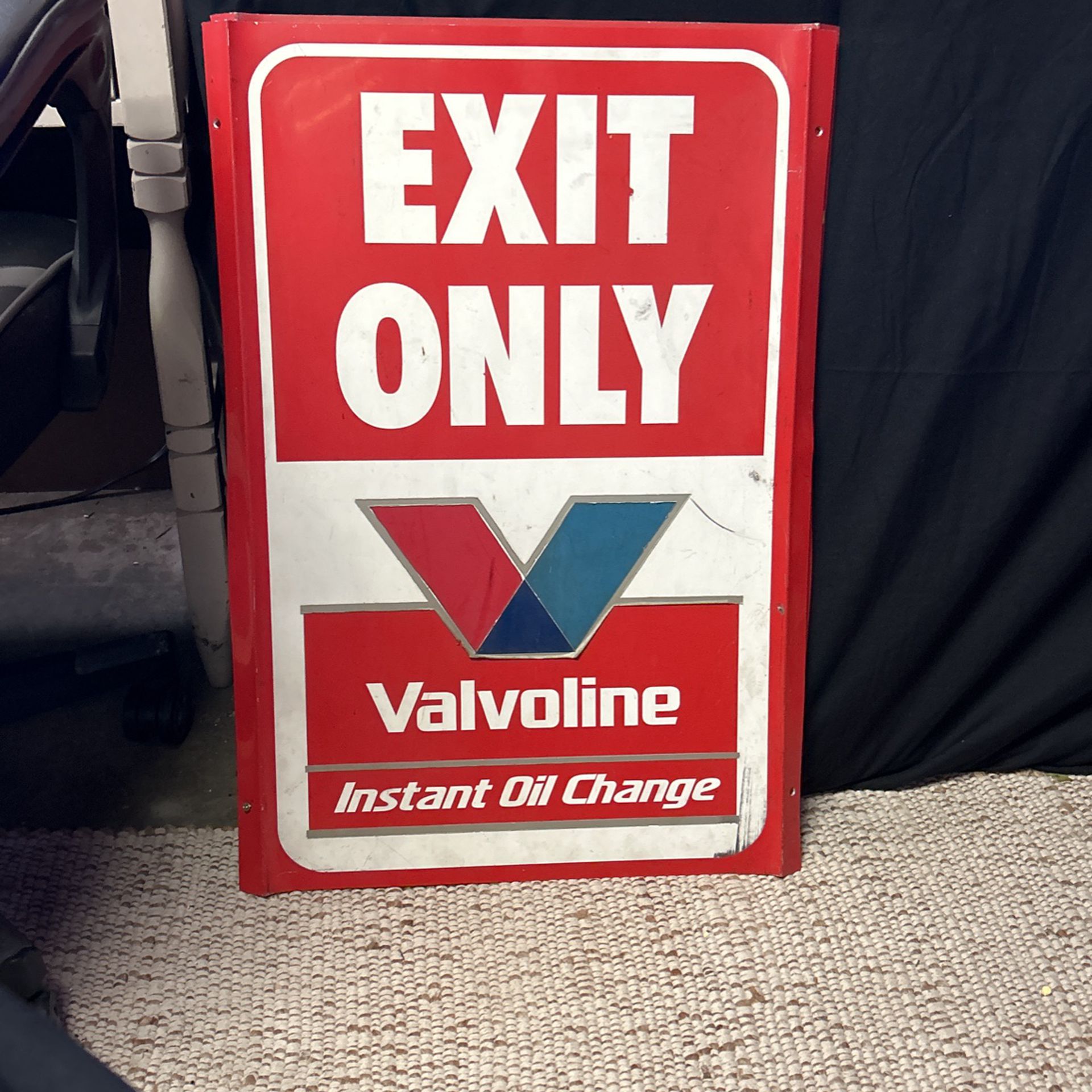 Some Pretty Nice Valvoline Oil Change Signs. I Don’t Know What Date They Are, But They Look Very Old.
