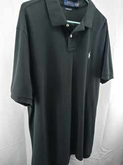 Ralph Lauren Mens Size XL Black Polo Pony Shirt