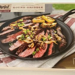 Parini Cast Iron Round Griddle