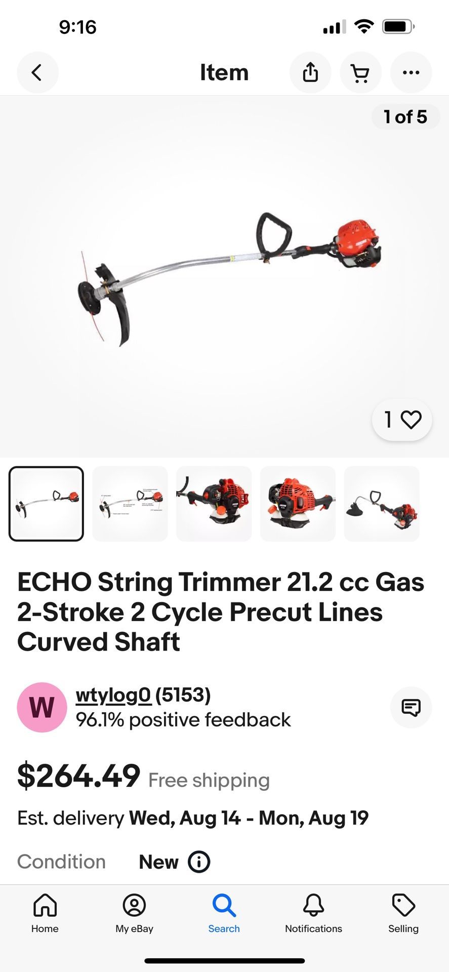 ECHO GAS POWERED String Trimmer