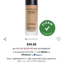 bareMinerals Foundation 