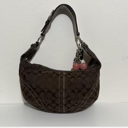 Brown Soho Hobo Coach Purse Bag
