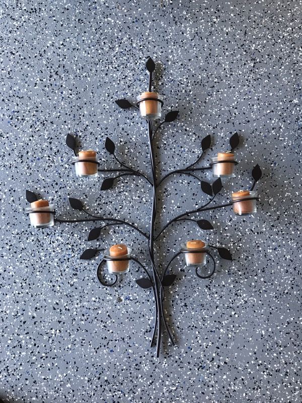 Black Wall Candle Holder Decor For In Houston Tx Offerup