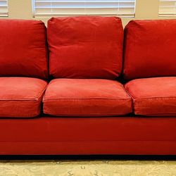 Sofa Sleeper (Michael Thomas) & Recliner & 3 Large Throw Pillows