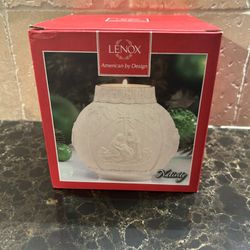 CHRISTMAS Candle Holder, NEW LENOX Ornamental Glow NATIVITY Votive PORCELAIN