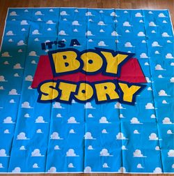 It’s a boy story backdrop