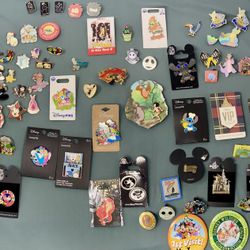 Unlisted Collection Of Disney Pins