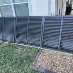 Aluminum Awnings (3 )Available 48” H x 52” W 