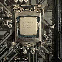 Intel I3-8100 With Gigabyte H310M-A Motherboard And Stock Cooler
