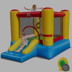 Bounce House With Hoop