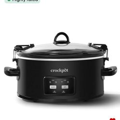 •Crock-Pot 6 Qt Slow cooker-Cook & Carry• 