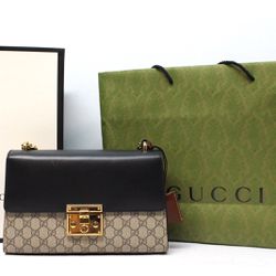 Gucci Padlock GG Supreme Shoulder Bag - Farfetch