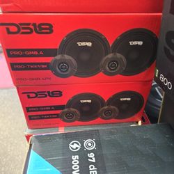 DS18 Speaker 6.5 And Tweeters 