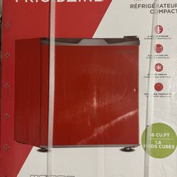 Red compact Refrigerator Brand New
